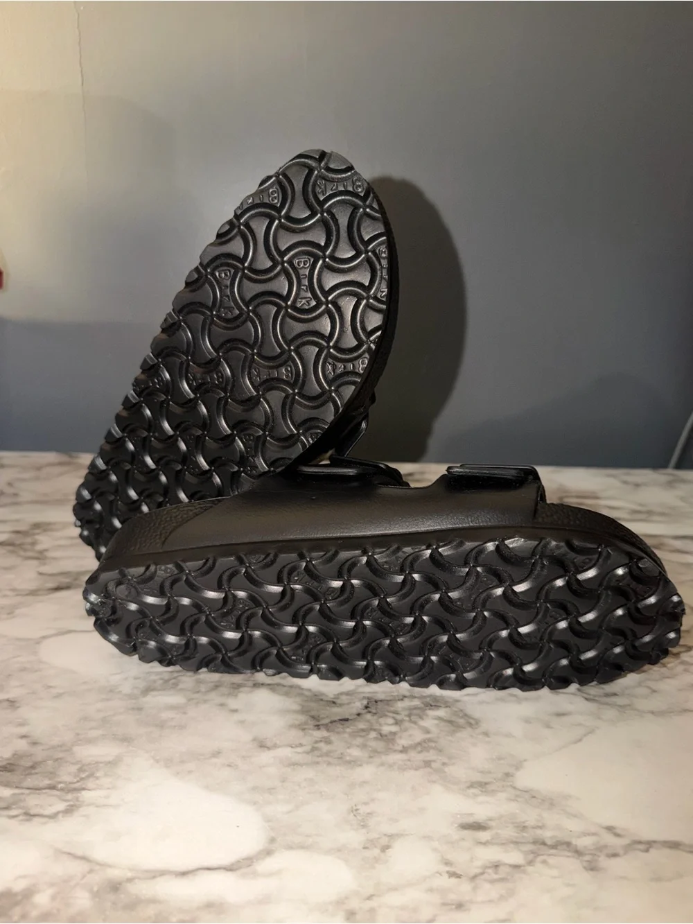 Birkenstock rubber sandals